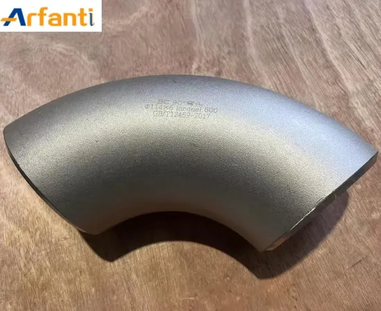 Prezzo di curvatura / gomito in titanio da 3 "Prezzo di fabbrica Raccordo per tubi in titanio da 90 gradi Gomito a raggio corto